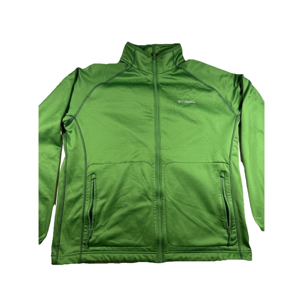 Green Columbia Sportswear Omni Wick Zipper Jacket Size Extra Large